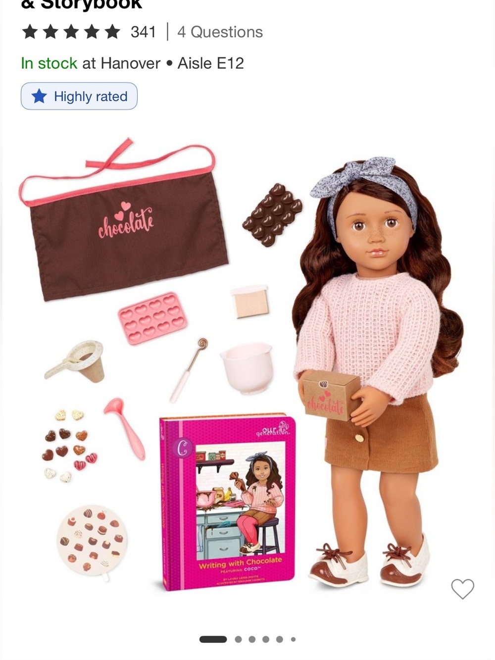 Our Generation ‘CoCo’ Baker Doll & Set